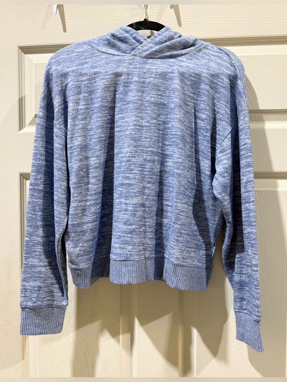 Gap Softspun Cozy Pullover Hoodie Light Blue Marled Size Small NWT